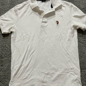 U.S. Polo Assn. White Polo Shirt
